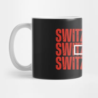 Switzerland flag, swiss flag Mug